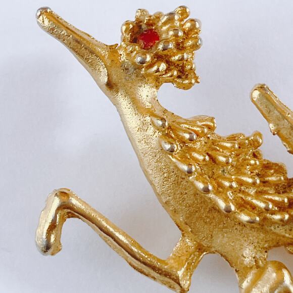 VTG Signed Gerrys Bird Brooch Lot of 6 Gold Tone Rhinestone 60s to 80s Figural - Picture 3 of 11